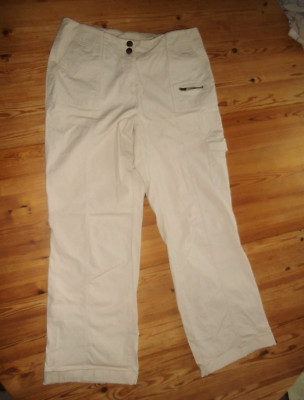 Eddie Bauer Hose Outdoorhose Cargohose Gr. 40- 42 beige
