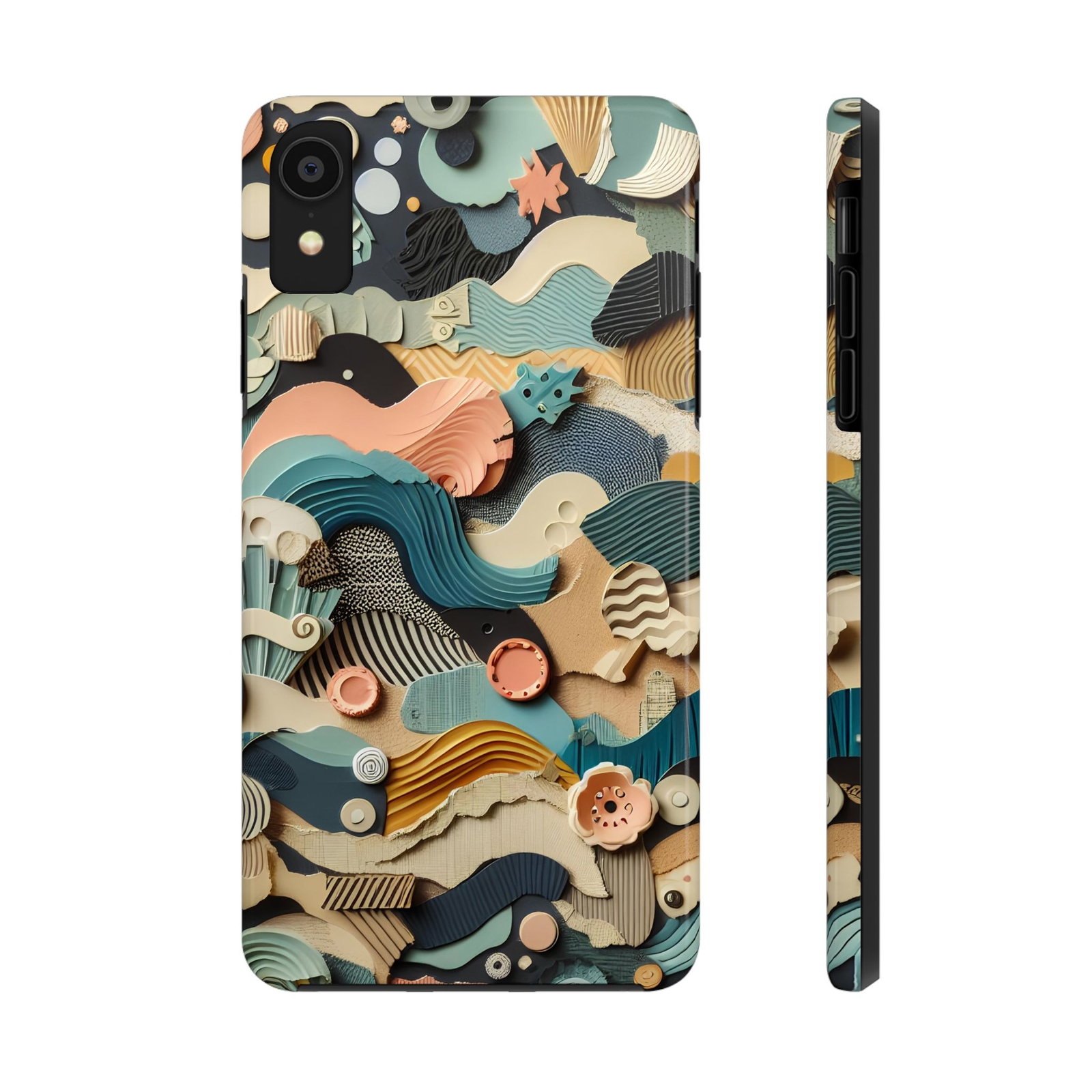 Wavy Tough Phone Cases Accessories for Apple iphone