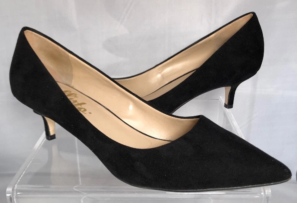 Athena Alexander Mujer Calisto Teagan Tacones Punta Negros Talla 8M Foto 2 de 4