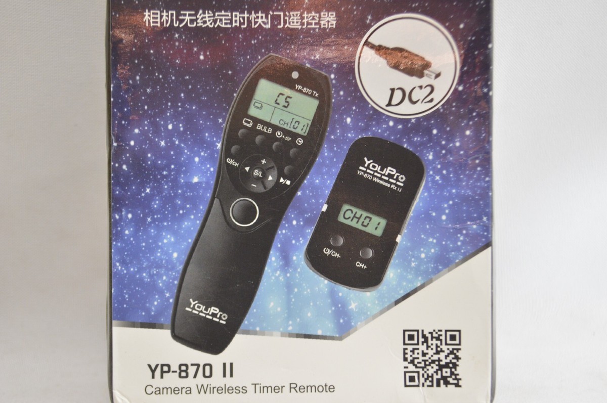 YouPro YP-870 Ⅱ Wireless Timing Shutter Release Remote Control