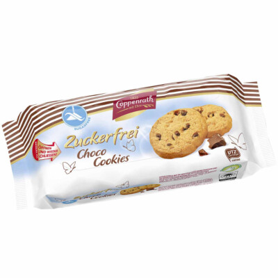Coppenrath Choco Cookies Zartbitter Schokolade zuckerfrei 200g