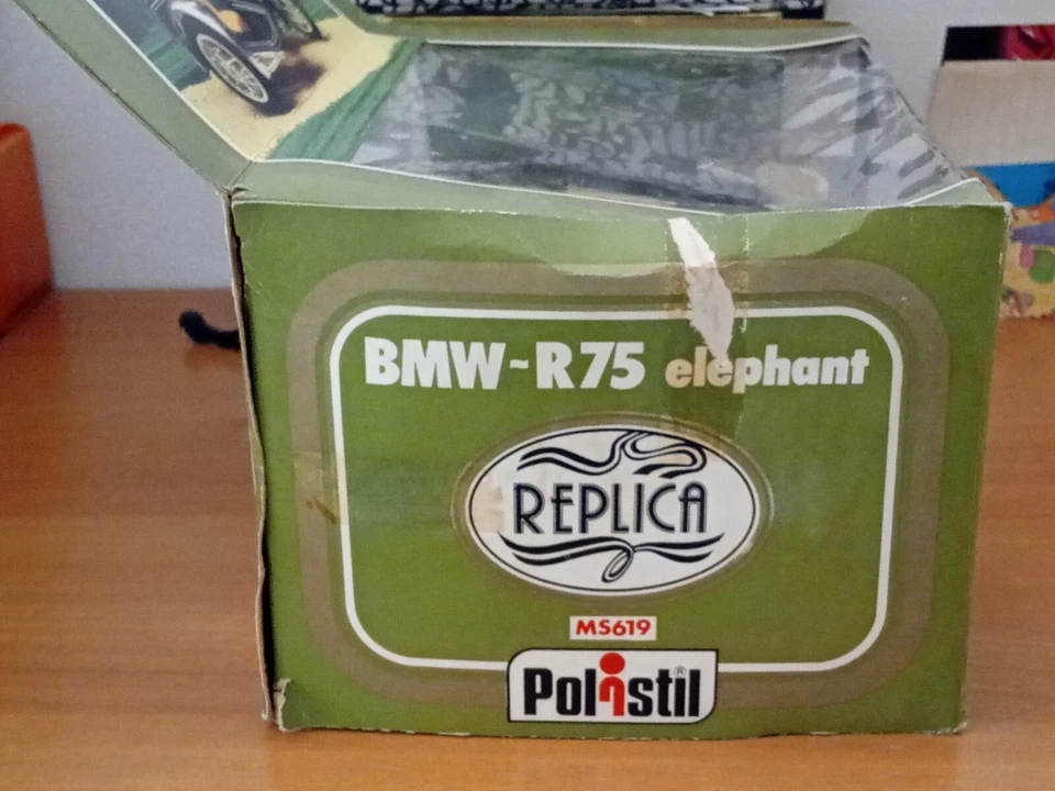 Polistil 1:15, BMW R-75 ELEPHANT. Replica. Con Scatola Originale. - Immagine 3 di 4