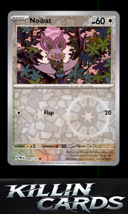 Reverse Holofoil Noibat 090/131 Common SV: Prismatic Evolutions Pokemon Card NM