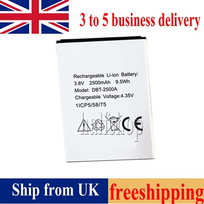 New 2500mAh DBT-2500A Battery For DORO 8035 Cell Phone replacement