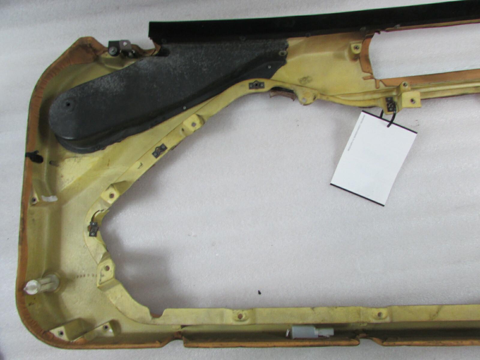 Ferrari 599 GTB, LH, Left Outer Door Panel, Beige/Red Stitching, P/N 68782905