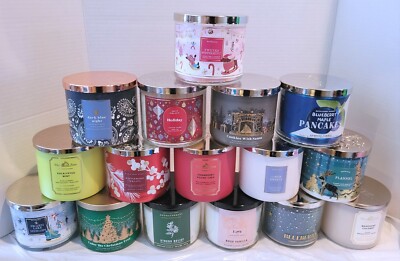 Christmas Special: Bath & Body Works / White Barn 3-Wick Candles