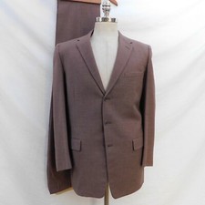 READ Vtg 50s Brown Atomic Fleck Hollywood Rockabilly Suit Drop Loop Pants Jacket