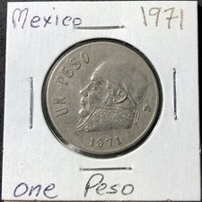 1971 MEXICO ONE PESO***L@@K***NICE GRADE***Combined Shipping***L@@K***