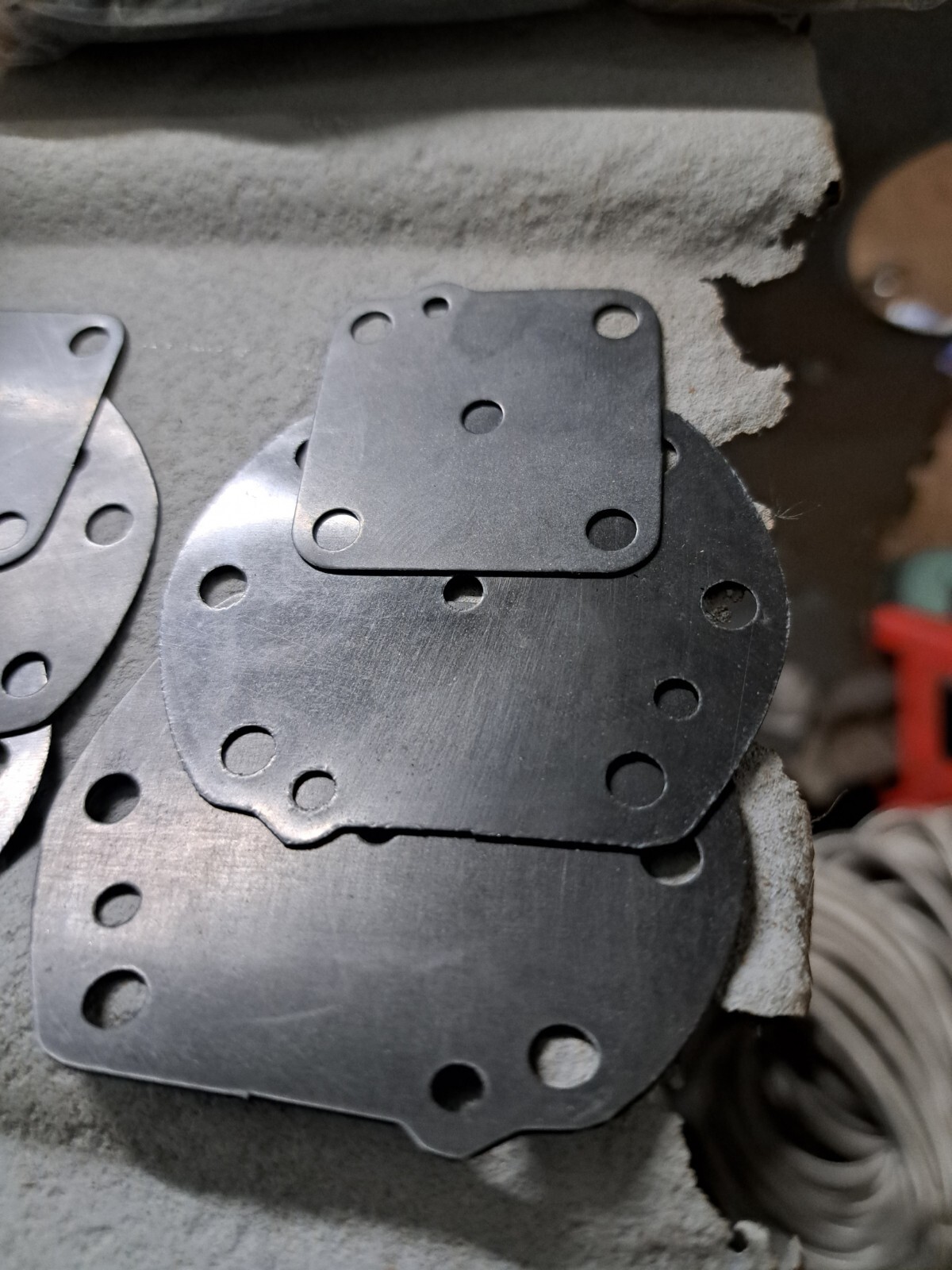 Austin Champ Accelerator Pump Diaphragm Kit (2 Diaphragms and Gasket