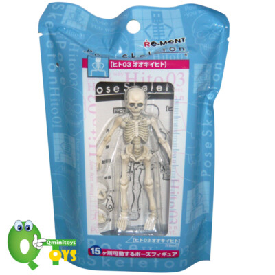 Rare 2014 Re-Ment Pose Skeleton Human and Scene (Sold individually