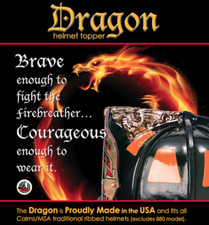 Brass Dragon fire helmet finial