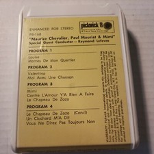 Maurice Chevalier , Paul Mauriat and mimi  rare 8track