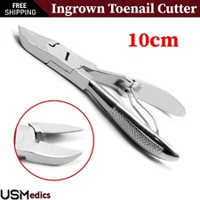 Ingrown Toenail Cutter 10cm Dull Pattern Handle Nails Trimmer Chiropody Podiatry