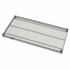 Quantum Food Service 1436P 36x14 Green Epoxy Wire Shelf