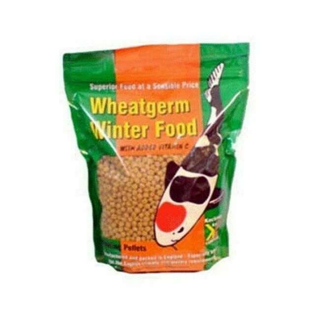 Kockney Koi Wheatgerm Winter Floating 6mmPellets for Pond Fish 6mm -1kg