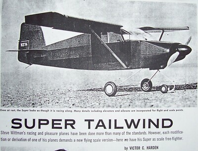 SUPER TAILWIND PLAN CONSTRUCTION ARTICLE for 33