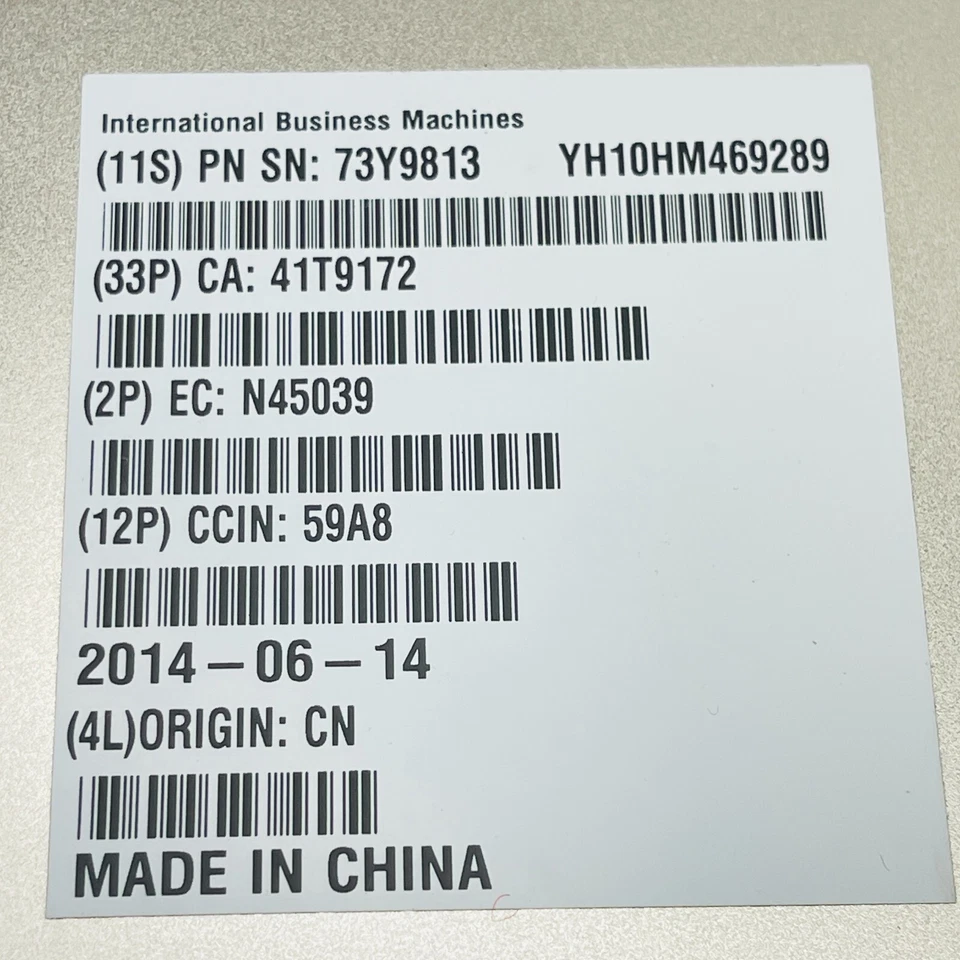 73Y9833 73Y9813 41T9172 IBM OSA-EXPRESS 5S 1000BASE-T ETHERNET 59A8 59A7 Foto 3 de 4