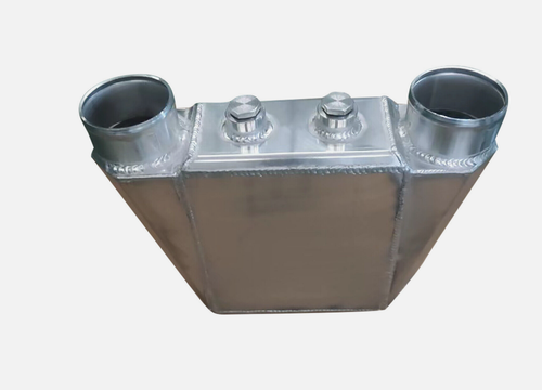 Aluminum Air to Water Intercooler A/W IC 3.5" in/out Liquid 16.5"x13"x4.5" 3.5" - Picture 5 of 8