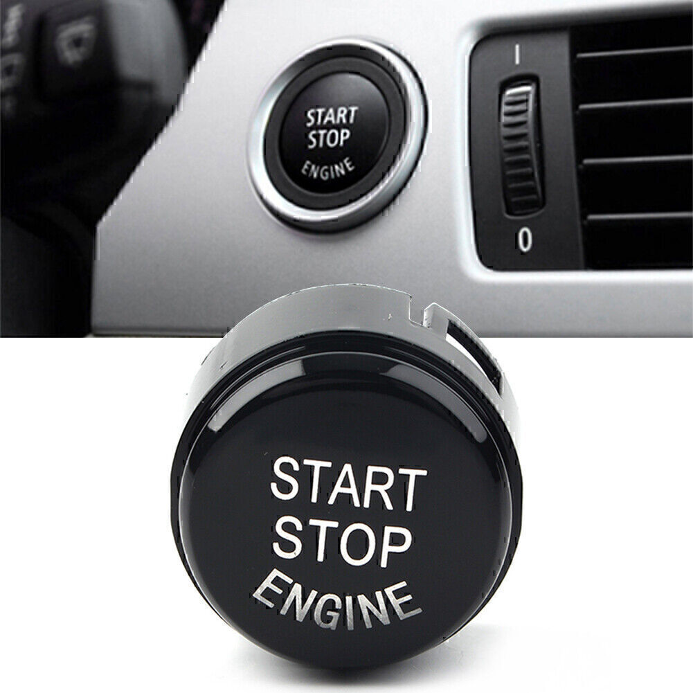 Silver Engine Start Stop Switch Button Cover Without OFF FIT BMW F10 F15 F16 F22