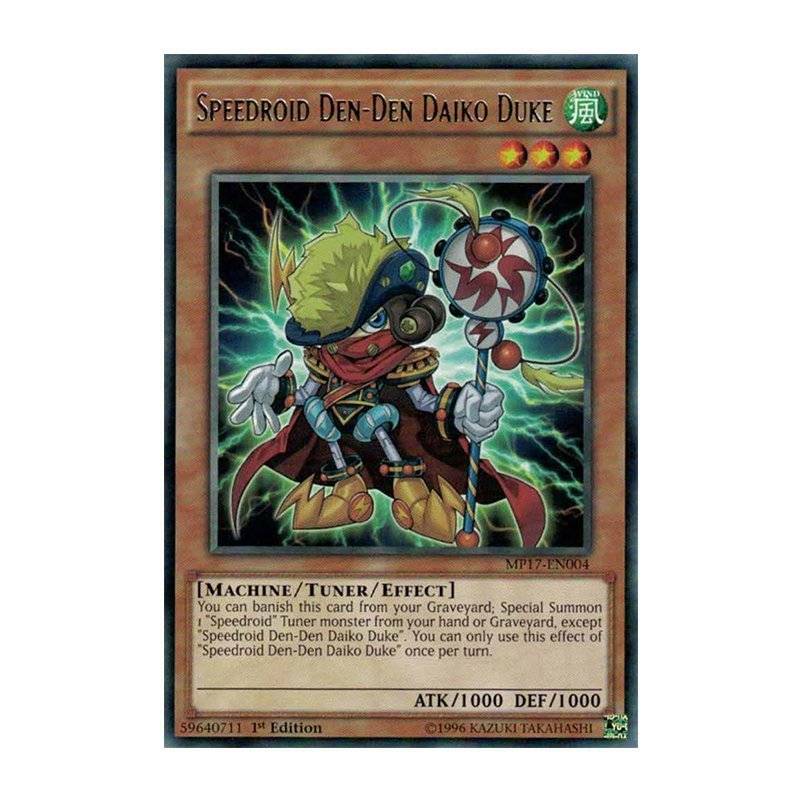 x3 Speedroid Den-Den Daiko Duke - MP17-EN004 - Rare - 1st Edition