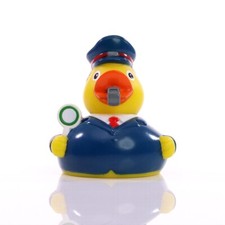 Zugbegleiter Schaffner Quietscheente Berufsente Badeente ca. 8 cm gross