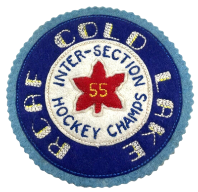 Canadian RCAF Cold Lake Inter Section Hockey Champs 1955 Felt
