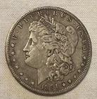 1901-s Morgan Silver dollar, VF++, Near XF,   Scarce date !