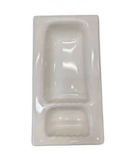 Recessed Shampoo Soap Porcelain Narrow Combo ALL COLORS Made in the US
