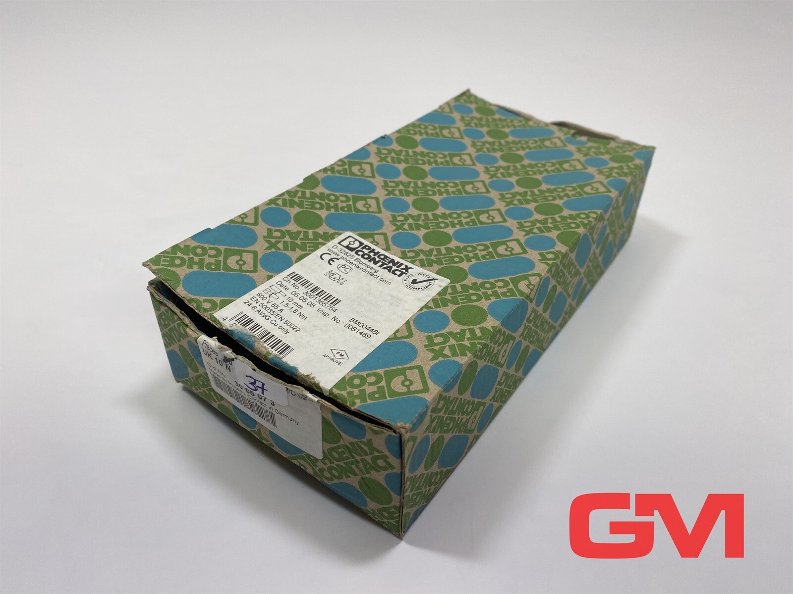Ve 37x Phoenix Contact Feed-through Terminal Uk 10 N 3005073