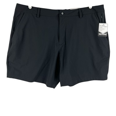 90' Degree BY Reflex Men's Black Four Way Stretch Hillcrest Short Size XXL NWT