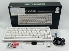 Keychron V1 Max QMK/VIA Custom Mechanical Keyboard - White