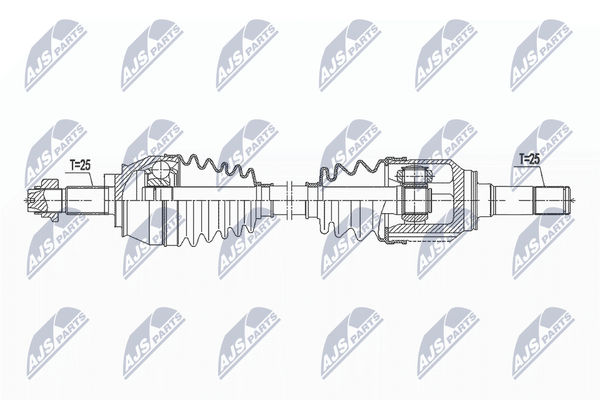 NTY Antriebswelle NPW-FT-049-image