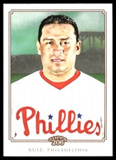 Carlos Ruiz 2010 Topps 206 #19 Phillies MLB READ FREE SHIPPING AutographDen