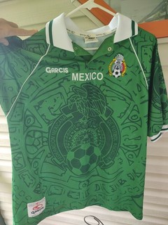 Vintage Mexico World Cup Garcis Jersey XL
