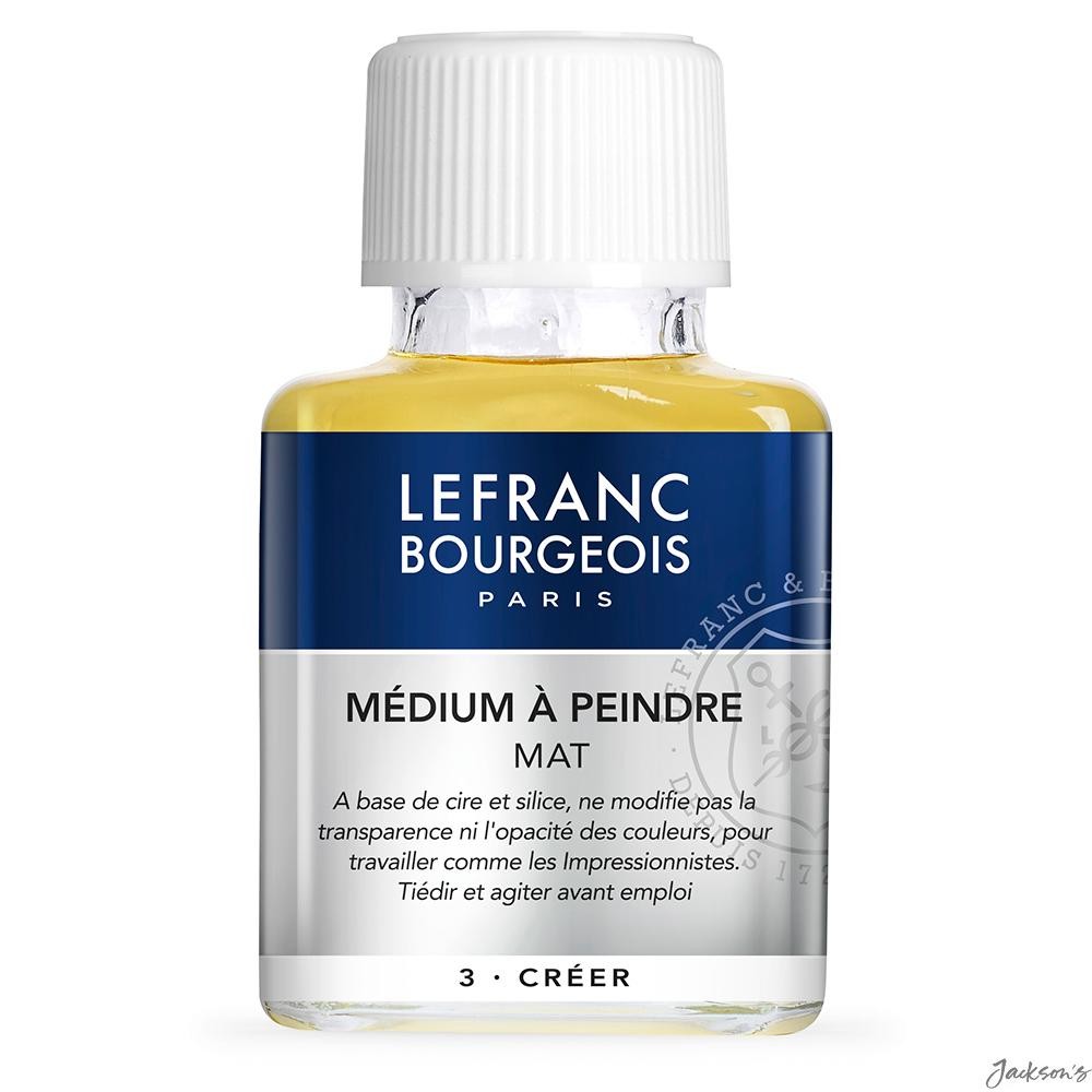 Lefranc Bourgeois Matte Oil Painting Medium 75ml For Glazing And Layering
