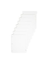 Smead Carpeta de Tres Anillos Divisores Pestañas 40 Unidades 1/8 Corte Pestañas Letra Tamaño 89418