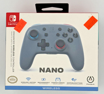   PowerA Wireless Controller for Nintendo Switch   Gray   Brand New