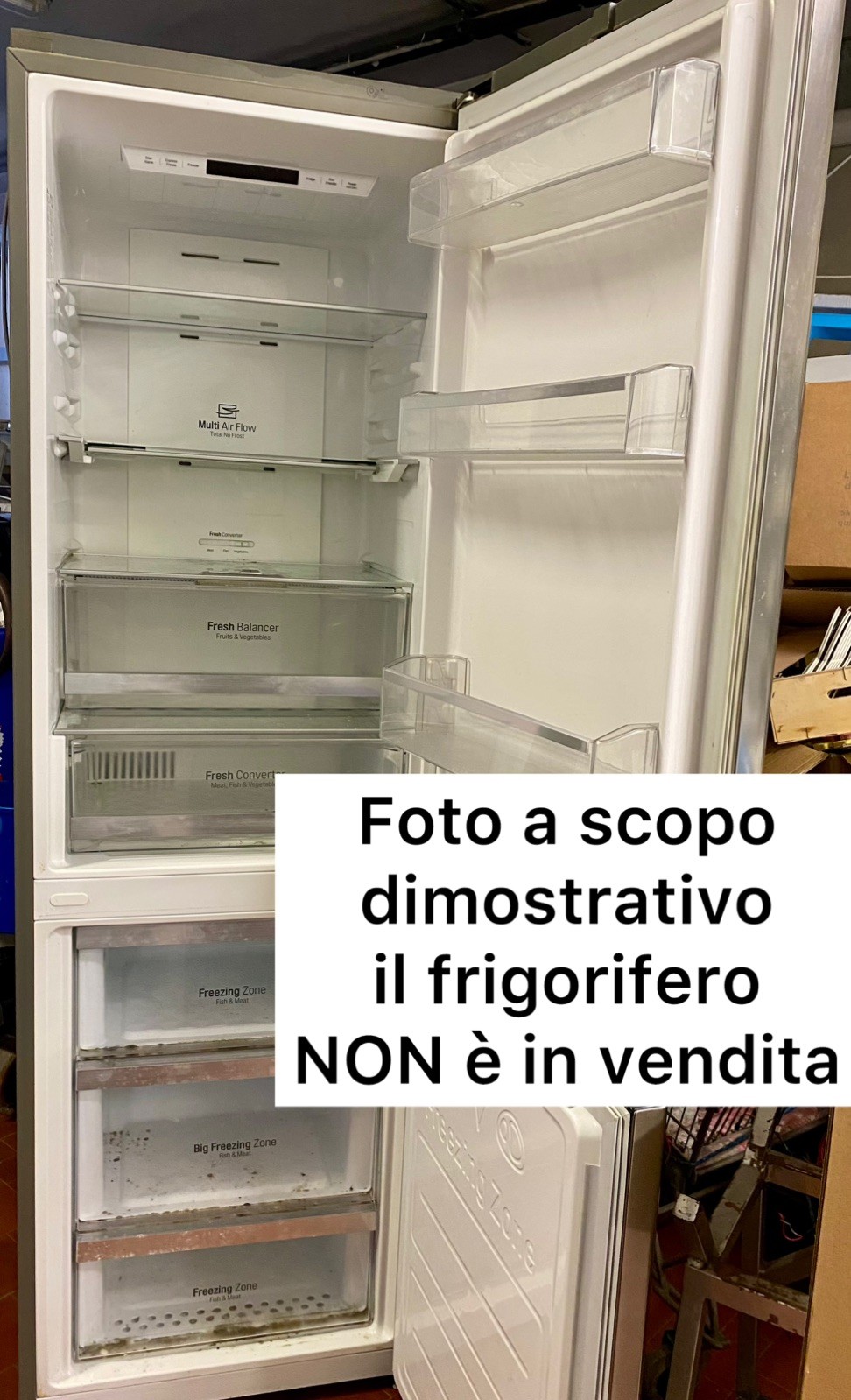 KIT COMPLETO CASSETTI PER FRIGORIFERO LG ORIGINALE