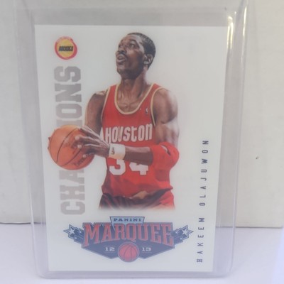 Panini 2012-13 Marquee Champions Hakeem Olajuwon #8 Houston Rockets NBA Insert