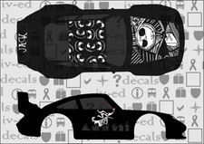 Porsche 44 1/64 WHITE TONER Waterslide Decal for Hot