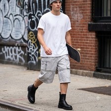 Marithe Francois Girbaud Le Jean De Marithe Cargo Shorts Mens 38 Streetwear Y2K