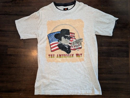 Johnny Cash T-shirt Single Stitch Men's Medium 1990s vintage concert t-shirt, vintage, size M, single stitch, B+ condition