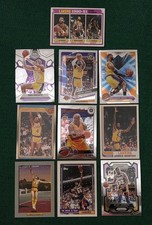 Los Angeles Lakers Basketball Card Lot Lebron James Magic Shaq Kareem 80s