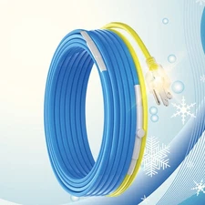 YeloDeer Thermostat Heat Tape 120V 5W/Ft – Self-Regulating, Prevents Pipe Freez