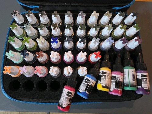 Large Mini Paint Lot AK 3 Gen Pro Acryl Hobby Paint