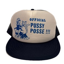 PUSSY POSSE Oficial Vintage!!! Sombrero de camionero SnapBack Gentlemen’s Club espuma