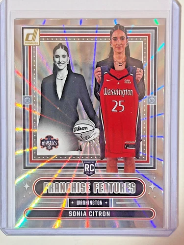 2025 Panini Donruss WNBA SONIA CITRON FRANCHISE FEATURES DIAMOND ROOKIE MYSTICS