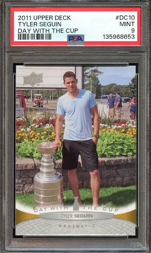 Tyler Seguin #DC10 Hockey Cards 2011 Upper Deck Day With the Cup trading card — raw and PSA graded price guide
