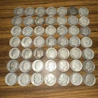 49 Coin Lot Roosevelt Silver Dimes Dated 1946-1964  90% Silver $4.90 Face Value