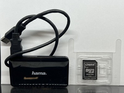 Hama USB 3. 0 Multi-Kartenleser inkl. Kingston Micro SD Adapter